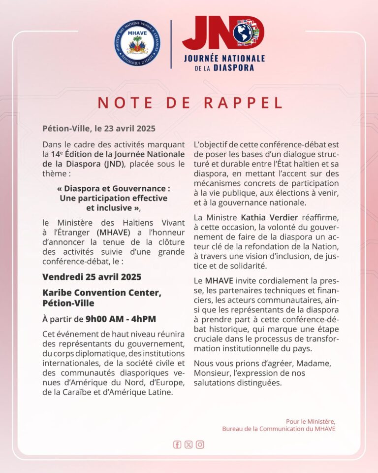 Note de presse